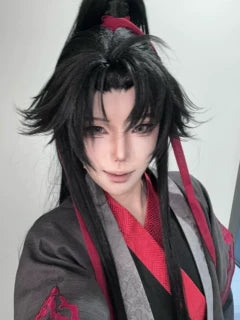 Gachiakuta Rudo Custom Wig, Black Silver Spiky Anime Cosplay Wig, Handmade Wig