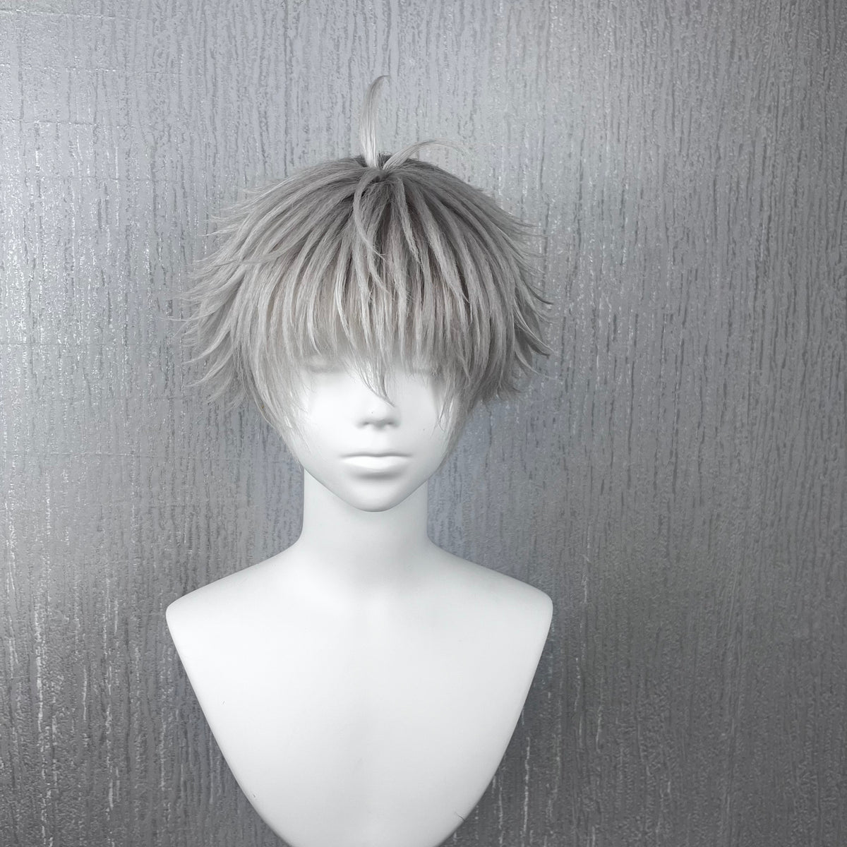 Satoru Gojo Cosplay Wig | Jujutsu Kaisen White Hair Anime Character Wig