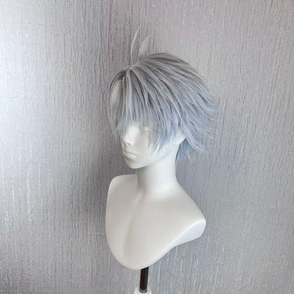 Phainon Honkai Star Rail Hand Styled Silver Blue Anime Cos Wig