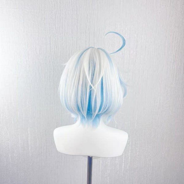 Furina Genshin Impact Cosplay Wig, Handmade Fluffy Styled Anime Wig, Ideal for Halloween, Comic Con, Roleplay & Portrait Photography