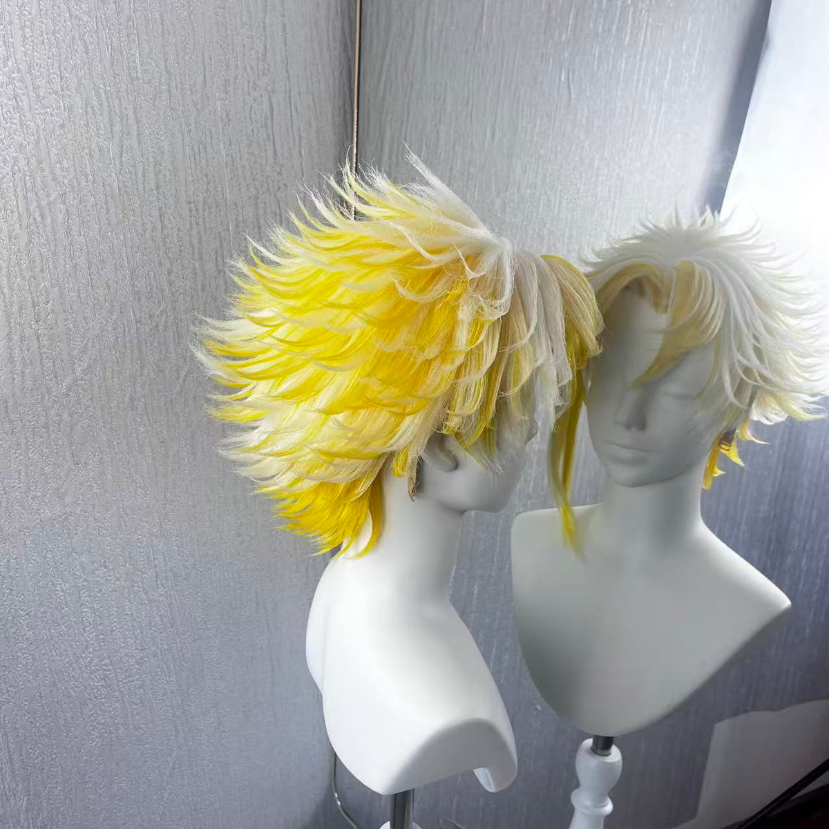 ao Short Cosplay Wig | Hand Pre-Styled Fluffy Layered Wig for Game Character Cosplay, Comic Con & Halloween Costume