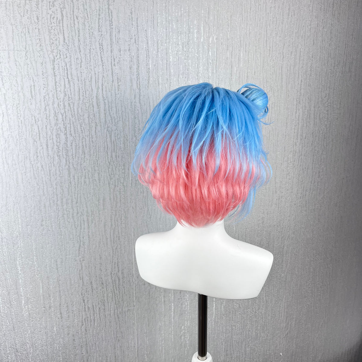 Xiao Qiao Time Witch Cosplay Wig | Honor of Kings Character Wig | Handmade Purple Pink Anime Wig | Fantasy Game Costume Hair